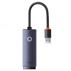 Baseus Lite Series 100Mbps USB to RJ45 Ethernet LAN Port Adaptör (Gri)