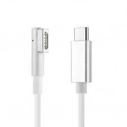 Usb-C To Magsafe 1 Macbook Pro Macbook Air Uyumlu Şarj Kablosu 1.8M (Beyaz) 