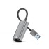 USB-A 3.0 to 2.5G Gigabit Ethernet Adaptörü (Siyah)