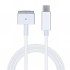 Usb-C To Magsafe 2 Macbook Pro Macbook Air Uyumlu Şarj Kablosu 1.8M (Beyaz)