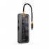 10in1 Type-c To USB3.0 + USB2.0 *2 + Type-c PD + 3.5mm + HDMI + VGA + SD + TF + Ethernet Çoğaltıcı