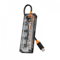 5in1 Type-c To USB3.0 + USB2.0 *2 + Type-c PD 100W + HDMI Çoğaltıcı Transparan Hub