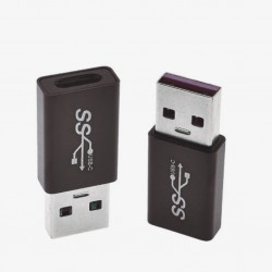 Dişi Type-C to Usb OTG Çevirici Dönüştürücü Adaptör (Siyah)