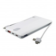Nettech NT-PW08 10W 10000 MAh Taşınabilir Powerbank (Beyaz)