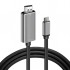Type-C to HDMİ 4K 60Hz Çevirici Görüntü Kablosu 1.8M - HDTV Projektör (Siyah)