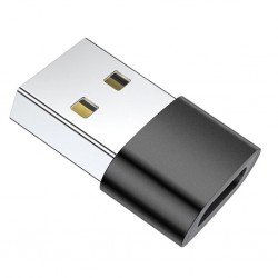 USB to Type-C Dişi Çevirici Dönüştürücü Adaptör (Siyah)