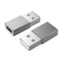 MH-301 USB to Type-C Dişi Çevirici Dönüştürücü Adaptör (Gri)