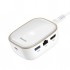 Baseus 6in1 USB Type C Çok Fonksiyonlu HUB, B 3.0,RJ45,HDMI,SD,micro SD 60W (Beyaz)