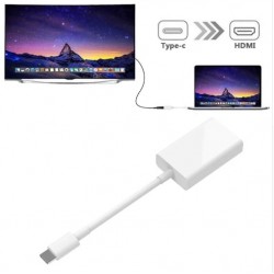 4k Type C Hdmi Görüntü Aktarma Adaptörü (Beyaz)