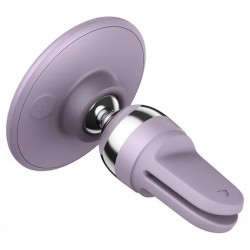Baseus C01 Magnetic Air Vent Araç Havalandırma Tipi Telefon Tutucu (Mor)