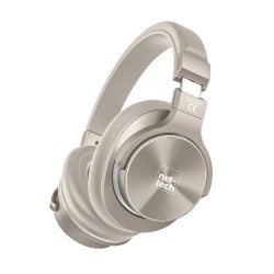 Nettech NT-BTH16 Kulak Üstü Kablosuz Bluetooth Kulaklık (Krem)