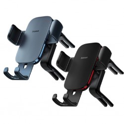 Baseus Metal Age Gravity Air Vent Klima Havalandirma Bölmesi Araç içi Telefon Tutucu (Siyah)
