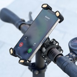 Baseus Quick to take 360 Derece Dönebilen Bisiklet ve Motosiklet Telefon Tutucu (Siyah)