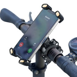 Baseus Quick to take 360 Derece Dönebilen Bisiklet ve Motosiklet Telefon Tutucu (Siyah)
