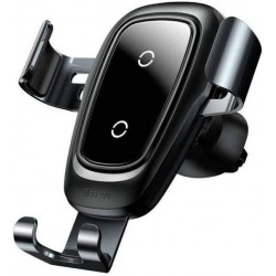 Baseus Gravity Metal Wireless Kablosuz Araç Şarj Tutucu  (Siyah)