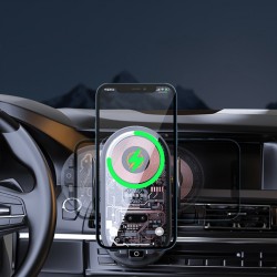G2 66 Max Hızlı Şarj Araç İçi Havalandırma Telefon Tutucu (Siyah)