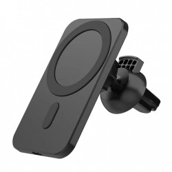 N16 15W Magsafe Uyumlu Araç İçi Telefon Tutucu (Siyah)