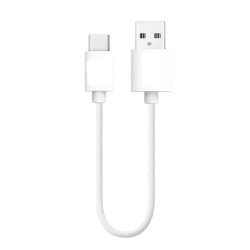 Nettech NT-27 20 Cm Type-C Şarj ve Data Kablosu (Beyaz)