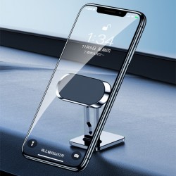 Manyetik Mıknatıslı Stand Tipi Telefon Araç Tutucu (Siyah)