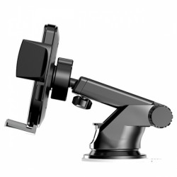 Universal A052B Teleskopik 360 Araç Cep Telefonu Tutucu (Siyah-Kırmızı)