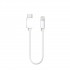 Nettech NT-29 Plastik 20 Cm Type-C To Lightning Şarj ve Data Kablosu (Beyaz)