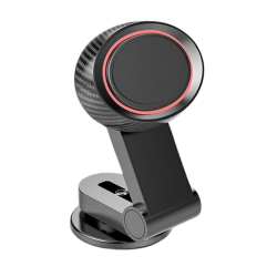 Mıknatıslı Araç Telefon Tutucu Cam ve Torpido Üstü (Siyah)
