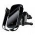 Baseus Rock-Solid Tam Otomatik 10W Wireless Kablosuz Araç Şarj Tutucu (Siyah)