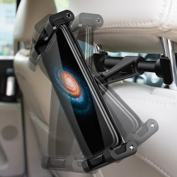 Universal CHZ-04 Araç Arka Koltuk 12.9 İnch Kadar Tablet Telefon Tutucu (Siyah)