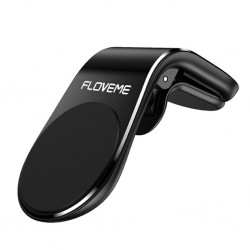 FLOVEME Metal Mıknatıslı Araç Havalandırma Telefonu Tutucu (Siyah)