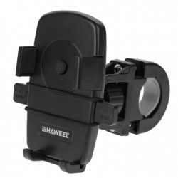Haweel 360 Donerli Universal Telefon Bisiklet Tutucu (Siyah)