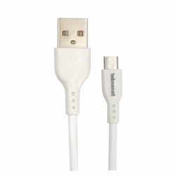 Teknonet TN-DC16 Plastik 100 Cm Micro Şarj ve Data Kablosu (Beyaz)
