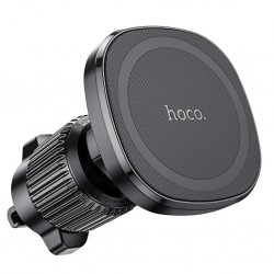 Hoco H34 360° Dönebilen Klima Havalandırma Bölmesi Magsafe Manyetik Araç İçi Telefon Tutucu (Siyah)
