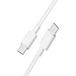 Teknonet TN-DC14 PD 20W QC3.0A Plastik 100 Cm Type-C To Type-C Şarj ve Data Kablosu (Beyaz)