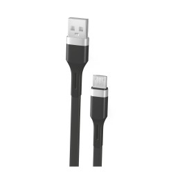 Teknonet TN-DC01 Plastik 100 Cm Micro Şarj ve Data Kablosu (Siyah)