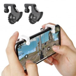 One Pair Profesyonel Joystick Pubg Oyun Ateşleyici Aparat 2 Adet (Siyah)