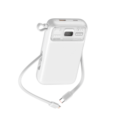 Nettech NT-PW34 20W + 15W PD 15W 10000 MAh Taşınabilir Powerbank (Beyaz) 