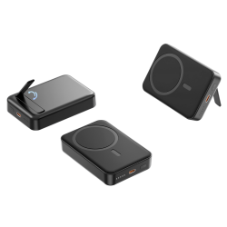 Nettech NT-PW32 15W + 20W PD 10000 MAh Magsafe Powerbank (Siyah)