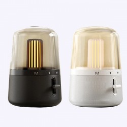 BS585 Masaüstü Gece Lambası Bluetooth Hoparlör (Siyah)