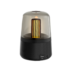 BS585 Masaüstü Gece Lambası Bluetooth Hoparlör (Siyah)