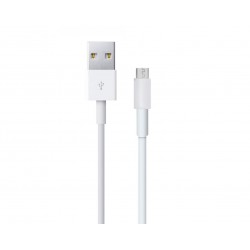 Nettech Powerline Seri Plastik 100 Cm Micro Şarj ve Data Kablosu (Beyaz)