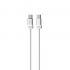 Nettech NT-DC47 60W Plastik 100 Cm Type-C To Type-C Şarj ve Data Kablosu (Beyaz)
