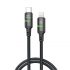 Nettech NT-DC39 30W Plastik 100 Cm Type-C To Lightning Şarj ve Data Kablosu (Siyah)