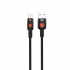 Nettech NT-DC31 18W Plastik 100 Cm USB To Type-C Şarj ve Data Kablosu (Siyah)