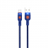 Nettech NT-DC31 18W Plastik 100 Cm USB To Type-C Şarj ve Data Kablosu (Mavi)