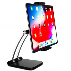 Q010 Ayarlanabilir Masaüstü Tablet ve Telefon Tutucu Stand (Siyah)