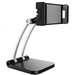 Q010 Ayarlanabilir Masaüstü Tablet ve Telefon Tutucu Stand (Siyah)