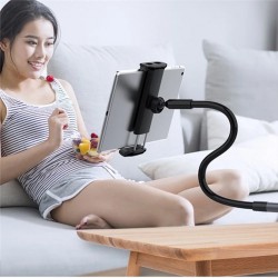 Universal Ayarlanabilir 360 Derece Masa Üstü Tablet Telefon Tutucu (Siyah)