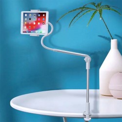Universal Ayarlanabilir 360 Derece Masa Üstü Tablet Telefon Tutucu (Beyaz)