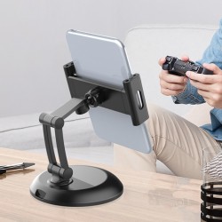 Universal PB-45S Portatif 360 ° Masaüstü Tablet Standı Tutucu (Beyaz)