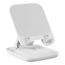 Baseus Seashell Ayarlanabilir Yükseklik Katlanabilir Tablet Standı (Beyaz)